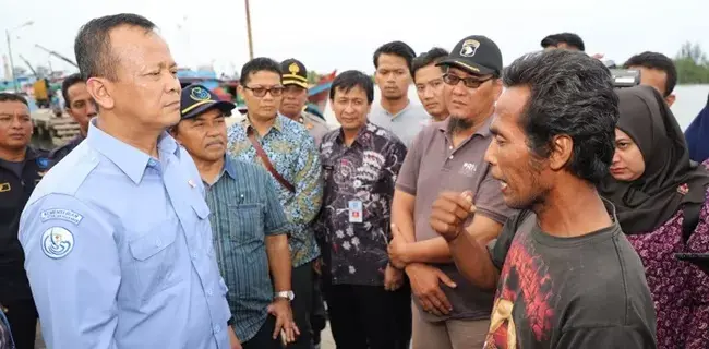 Menteri Edhy Prabowo Jaring Unek-Unek Nelayan
