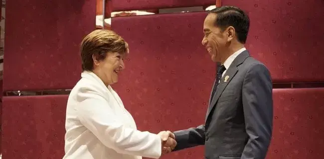 Bertemu Presiden Jokowi, Managing Director IMF Smile