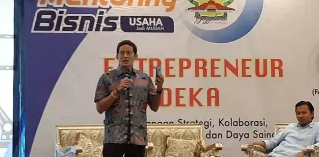 Sandiaga Uno: Revolusi Industri 4.0 Berkah Buat Pengusaha Dan Pemerintah