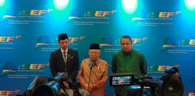 Maruf Amin Curhat Ekonomi Syariah Indonesia Masih Tertinggal