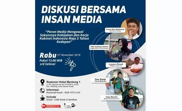 FJP Gelar Diskusi Urgensi Media Kawal Kebijakan Pembangunan Nasional