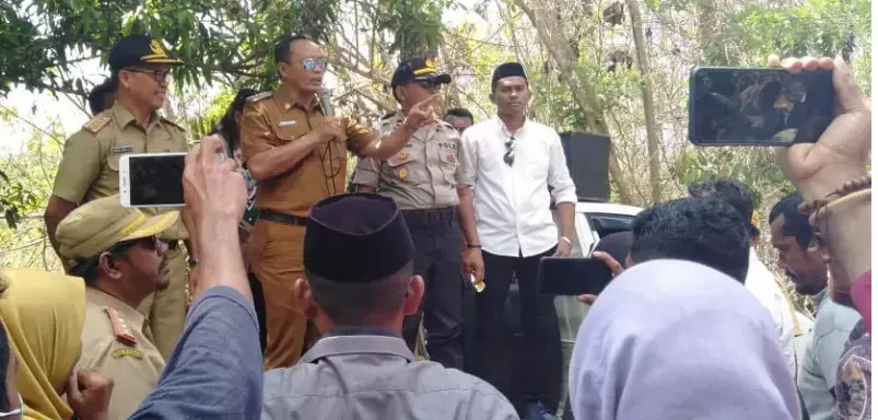 140 Hekatare Lahan Warga Rusak, Bupati Mubar: Mereka Harus Bertanggung Jawab
