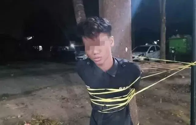 Mabuk Buat Onar, Remaja Asal Banyuwangi Diikat di Pohon