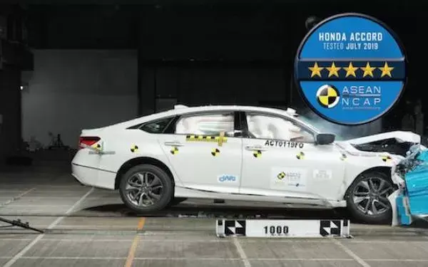 Honda Accord Terbaru Raih 5 Bintang di ASEAN NCAP