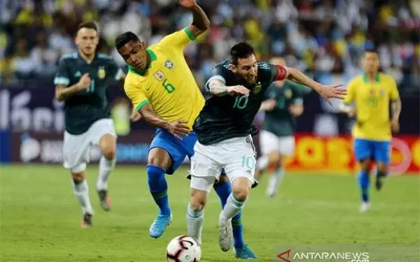 Lionel Messi Cetak Gol Semata Wayang dalam Laga Brasil Vs Argentina
