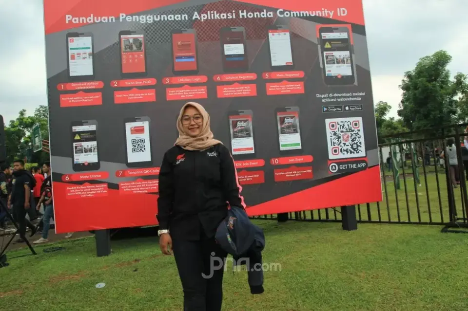 Lady Biker Ini Rela Geber Motor Honda Selama 5 Hari Menuju HBD 2019