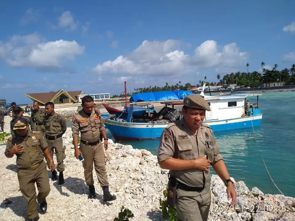 Kapal Nelayan Ditertibkan di Kawasan Dermaga Marina