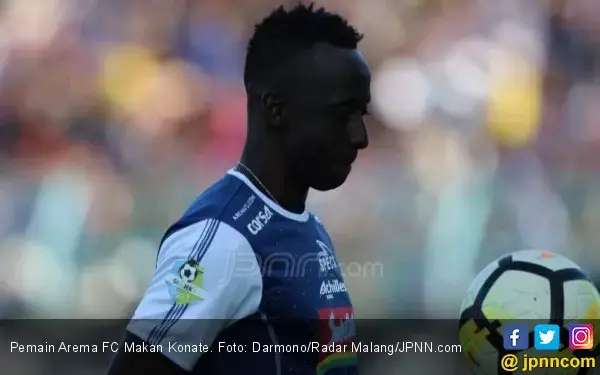 Makan Konate Dikabarkan Merapat ke Persipura