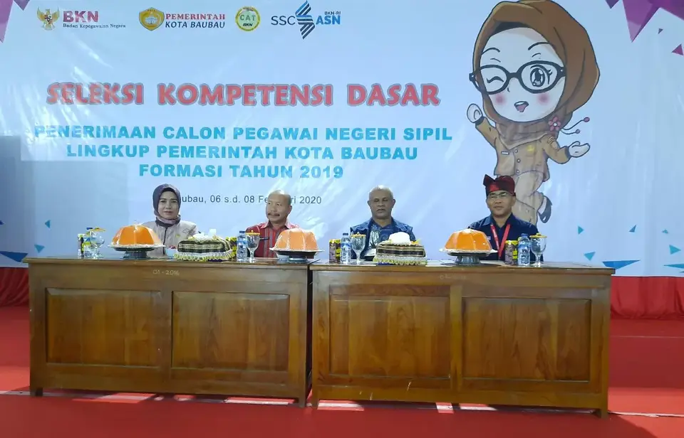 Hari Pertama SKD Baubau, 274 Peserta Lolos Passing Grade