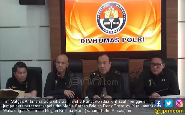 Satgas Mafia Bola Usut Keterlibatan Bandar Judi di Kasus Pengaturan Skor