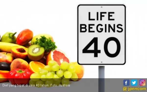 Diet Tepat Bagi Anda yang Berusia 40 Tahun