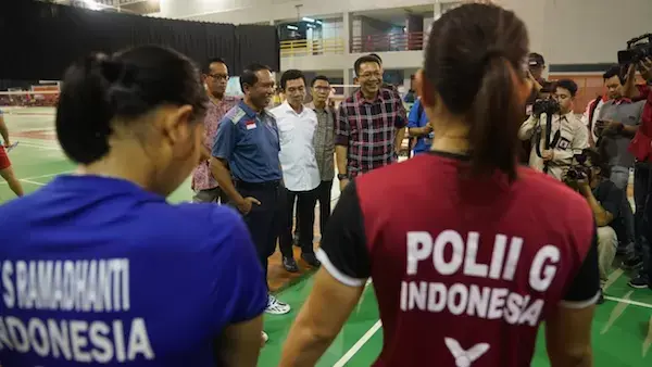 Menpora Tinjau Pelatnas Bulu Tangkis Jelang Olimpiade Tokyo 2020