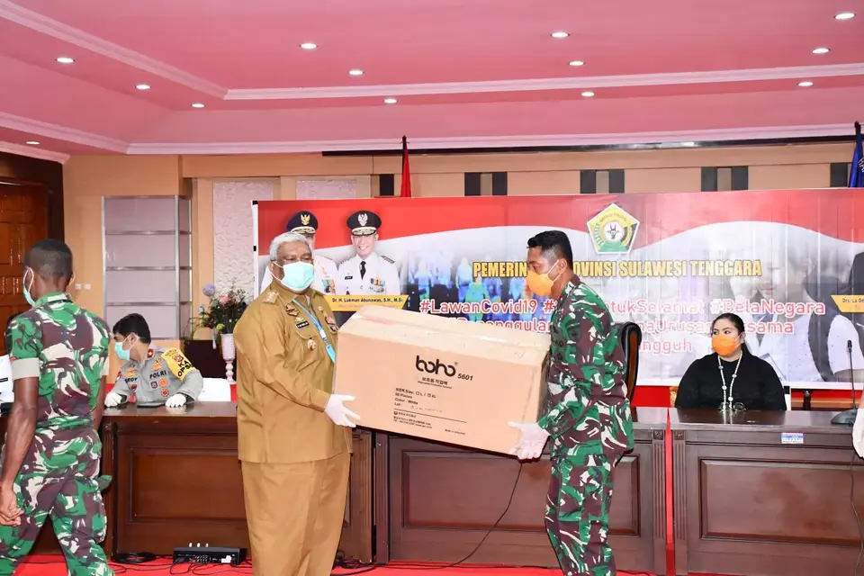 Bantuan Rapid Test dan APD Masuk Sultra