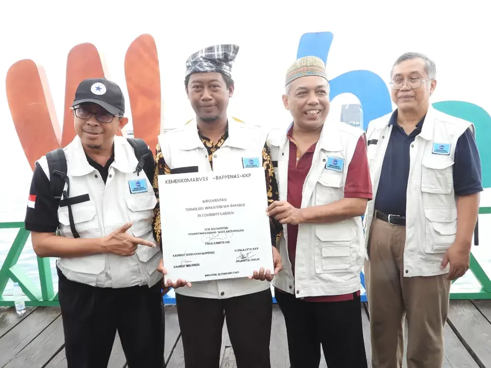 Kemenkomarves, Bappenas, dan KKP Implementasi Wakatobi Sea Bamboo untuk Combbity Garden