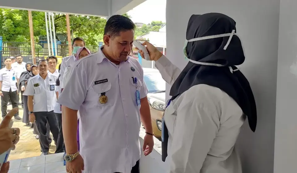 Cegah Covid-19, 26 Pegawai BNN Baubau Periksa Kesehatan