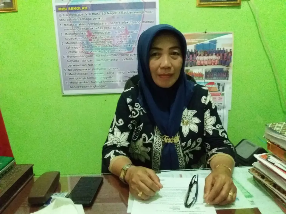 SDN 3 Baubau Terapkan Protokol Kesehatan