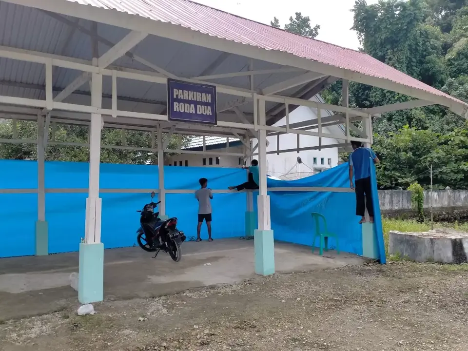 Puskesmas Kambowa Bangun Posko Penanganan Covid-19