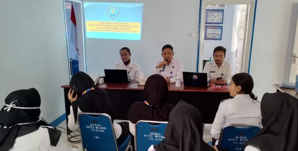 Triwulan Pertama, BNN Baubau Habiskan Rp 327,2 Juta