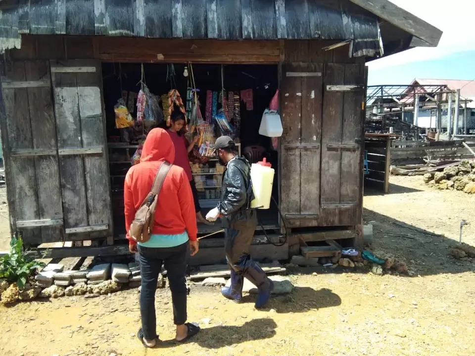 Pemdes La Tawe Cegah Covid-19, Ajak Warganya Terapkan Pola Hidup Sehat