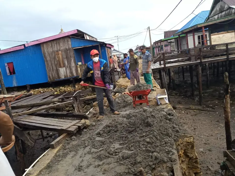 Menjaga Kebersihan, Pemdes Tanjung Pinang Programkan Jumat Bersih