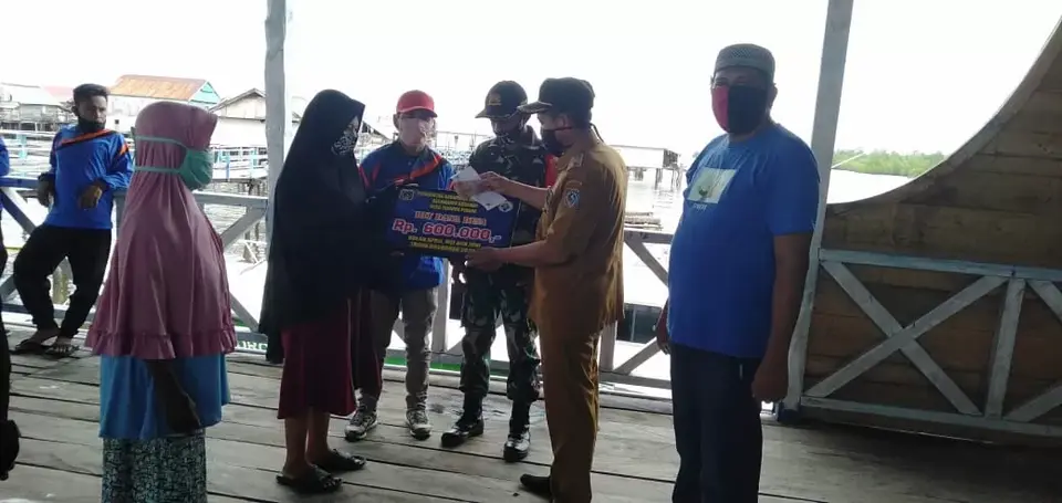 Ini Pesan Kades Tanjung Pinang Kepada Penerima BLT