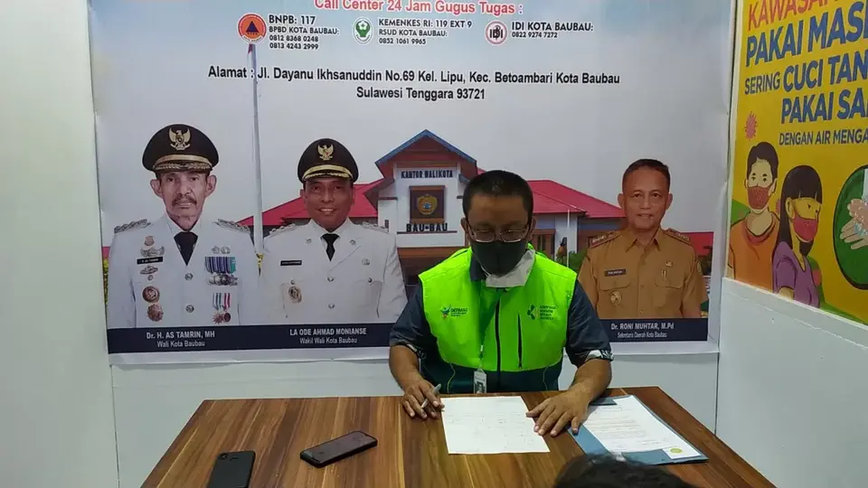 Dua Pasien Covid-19 di Baubau Sembuh, Bertambah Satu Kasus Baru