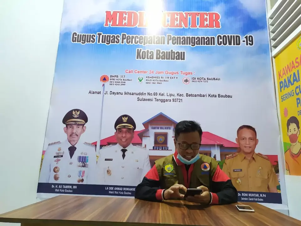 Pasar Padat Pengunjung, Tim Gugas Baubau Akan Lakukan Penertiban