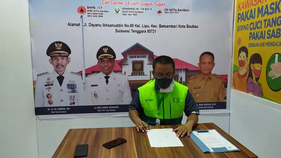 Positif Covid-19 Baubau Bertambah 1 Kasus
