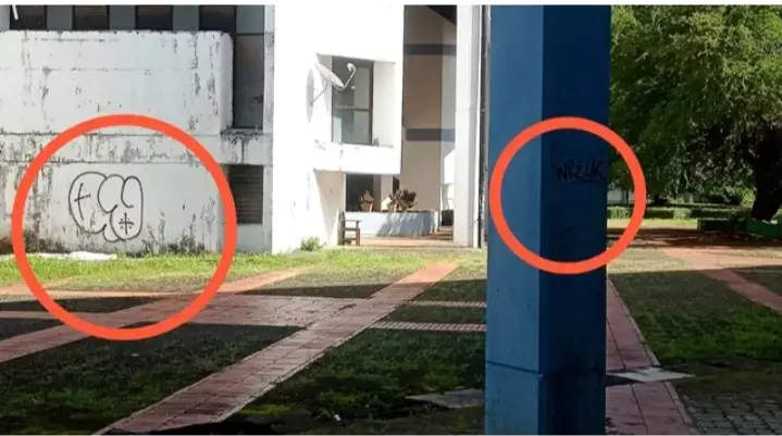 Logo PKI Ditemukan di Kampus Unhas