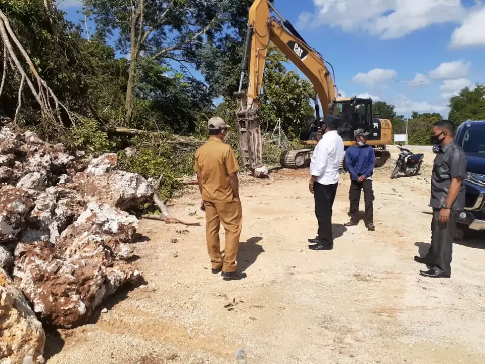 Jalan Simpangan Kelima Labungkari Mulai Dikerja