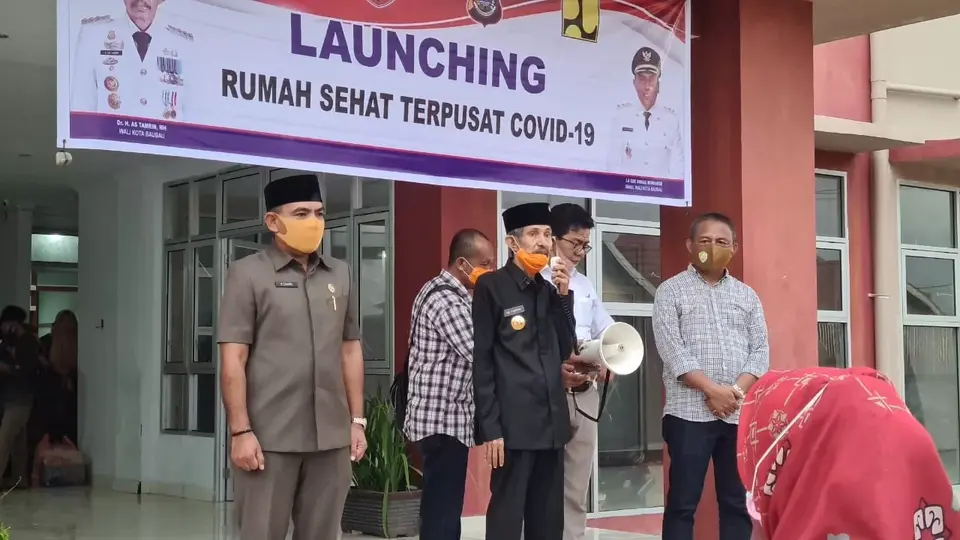 Wali Kota Baubau Launcing Rumah Sehat Terpusat Sebagai Tempat Karantina