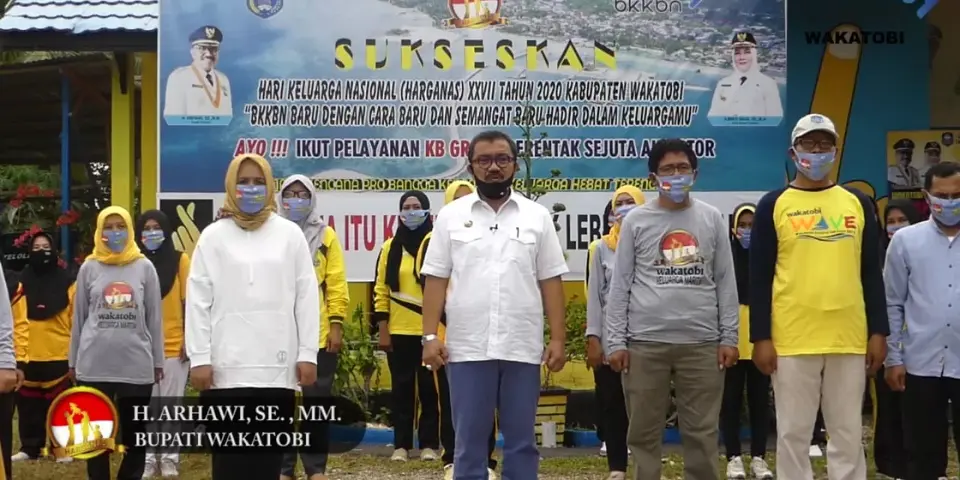 Sambut Harganas, Pemkab Wakatobi Dukung Program Sejuta Akseptor KB