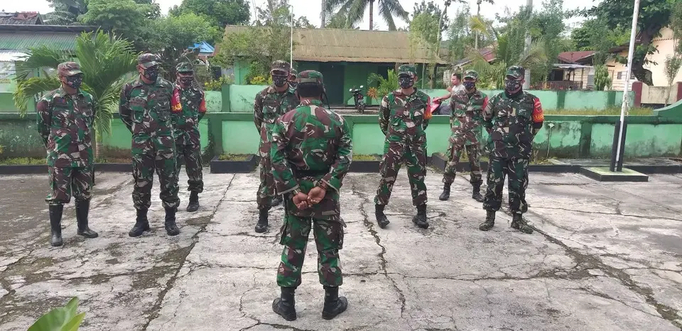 Danramil 1413-10 Gu Tegaskan Anggotanya Ikut Serta Cegah Covid-19