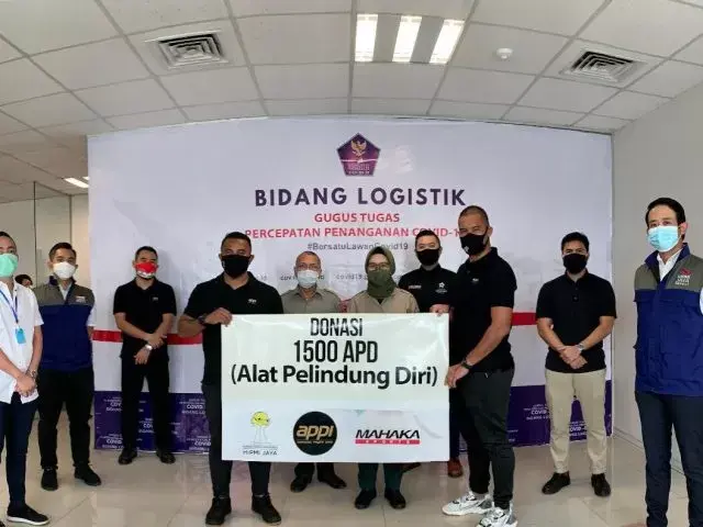 APPI Bagikan APD ke Gugas Covid