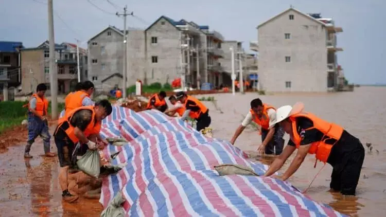 Banjir, Ekonomi Sebagian Wilayah Tiongkok Terancam Merosot