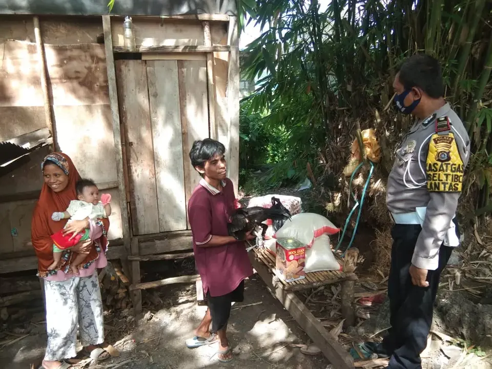 Mengaku Tak Pernah Dapat Bantuan, Polres Buton Datangi La Yano