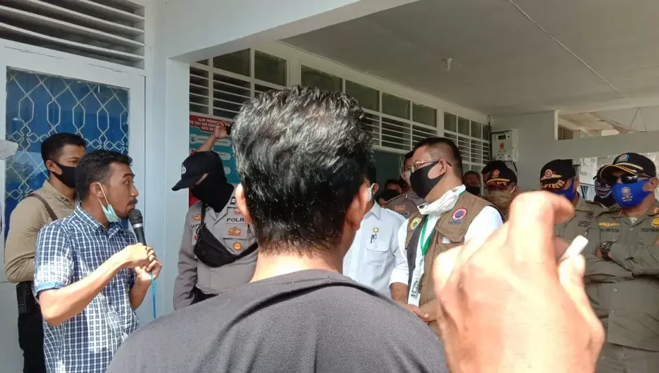 Pasien Merasa Diintimidasi, Sekretariat Gugus Covid Baubau Didemo