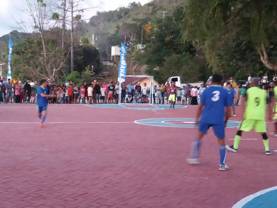 Peringati HUT RI, Kelurahan Kadolomoko Gelar Pertandingan Futsal