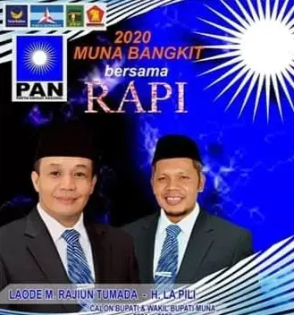 DPP PAN Berikan Rekomendasi ke Raji'un-La Pili Untuk Pilkada Muna 2020