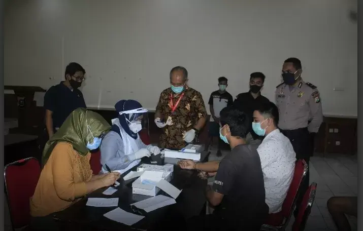 20 Tahanan di Polres Buton Jalani Rapid Tes