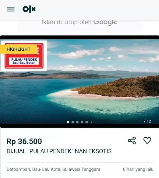 Pulau Pendek Masuk Objek Pariwisata dan Pengembangan Budi Daya Perikanan Pemkab Buton
