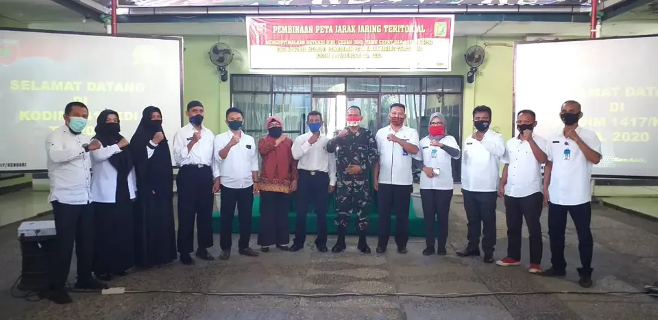 Kodim 1417/Kendari Gelar Pembinaan, Terkait Peta Jarak Jaring Teritorial