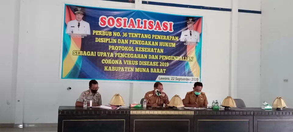 Pemkab Mubar Sosialisasi Perbup Covid-19