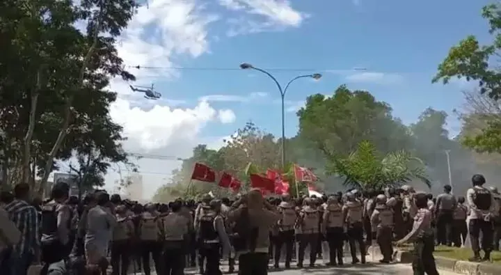 Cipayung Sultra Soroti Tindakan Represif Polisi, Saat Tanggani Aksi Mahasiswa