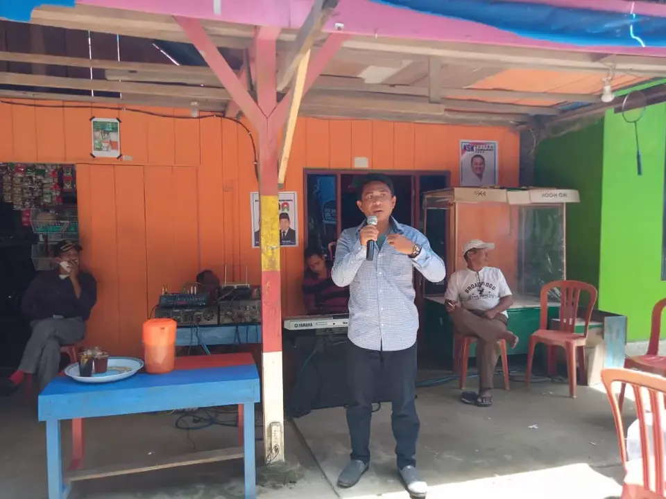 Tim Perjuangan Ridwan-Ahali Konsolidasi Massa di Desa Lagundi