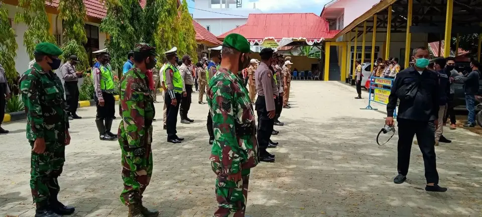 Kodim 1417/Kendari Gelar Patroli Disiplin Protokol Kesehatan