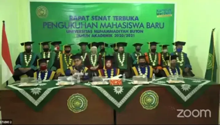 1328 Maba Unismuh Buton Dikukuhkan Oleh Senat