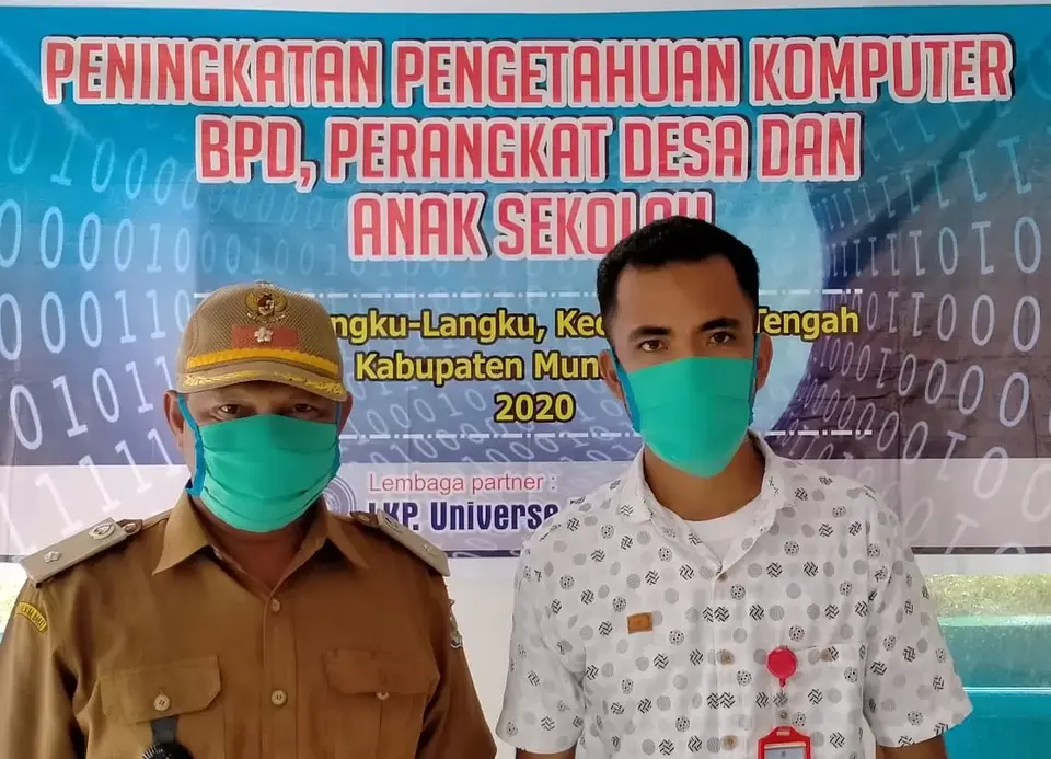 Pemdes Langku-langku Gandeng LKP UEC Adakan Kursus Komputer