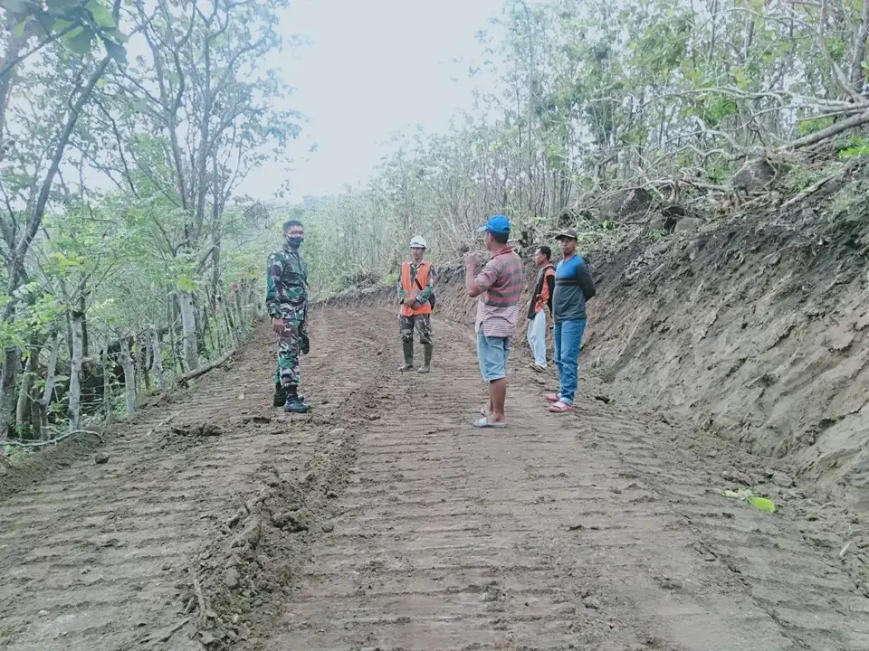 Dandim 1420 Sidrap Tinjau Lokasi TMMD