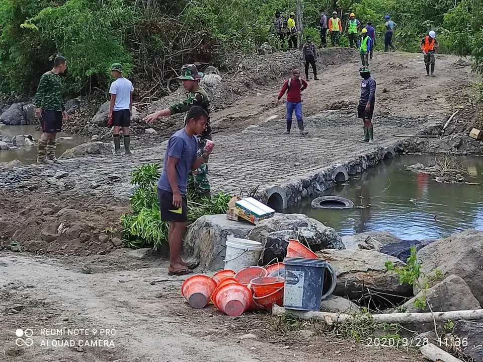 Kebut Pekerjaan Fisik, Satgas TMMD Sidrap Utamakan Keselamatan dan Kesehatan